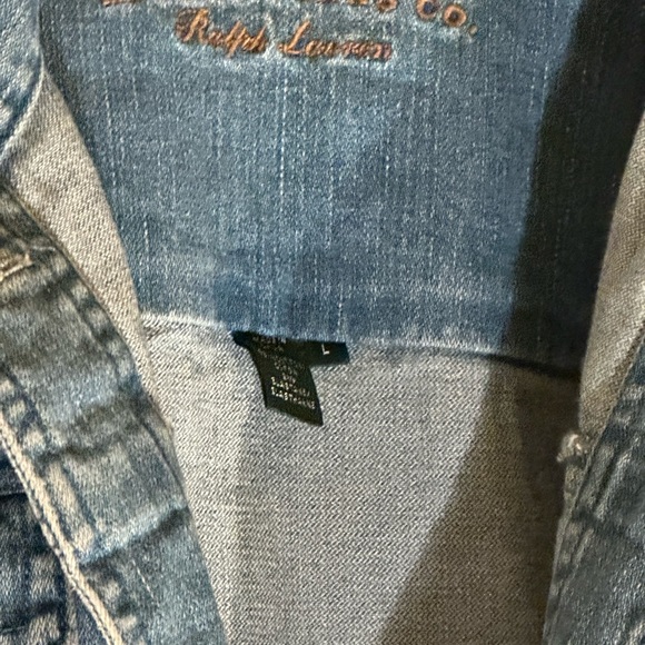 Ralph Lauren Ladies Denim Jacket - Size Large - Picture 7 of 7